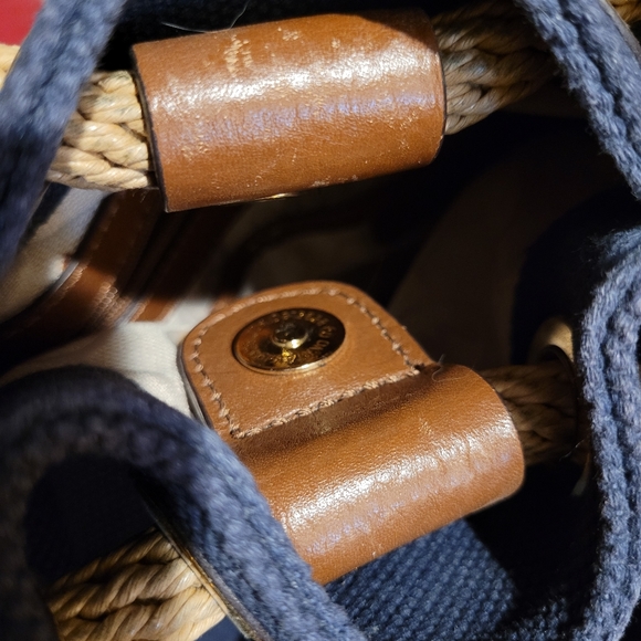 Michael Kors large marina rope drawstring shoulder hobo bag - Picture 7 of 7